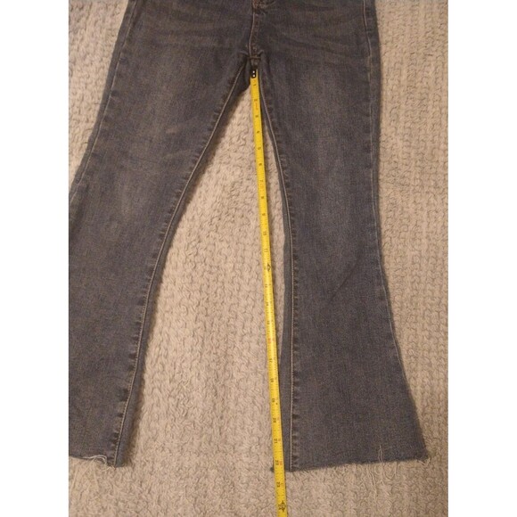 Flared cropped distressed Blue jeans Size 25 - Picture 3 of 5